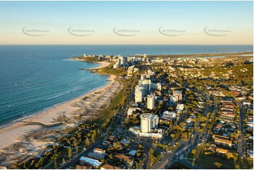 Sunset Aerial Photo Coolangatta Aerial Photography