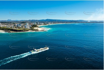 Sand Dredge Working At Tweed Heads Aerial Photography