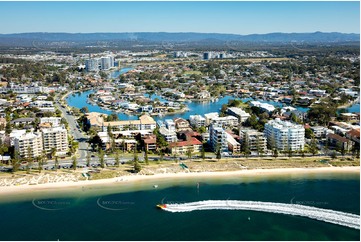 Aerial Photo Biggera Waters Aerial Photography