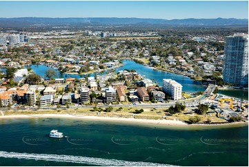 Aerial Photo Biggera Waters Aerial Photography