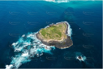 Aerial Photo of Cook Island - Fingal Head Aerial Photography