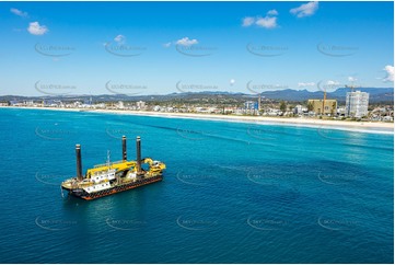 Palm Beach Artificial Reef Construction Aerial Photography