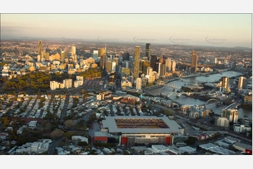 Sunset Aerial Video Suncorp Stadium Brisbane Aerial Photography