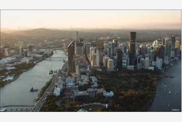 Sunset Aerial Video Brisbane City Aerial Photography