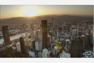 Sunset Aerial Video Brisbane City Aerial Photography