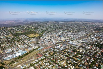 High Altitude Aerial Photo Toowoomba City Aerial Photography