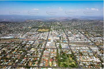 High Altitude Aerial Photo Toowoomba City Aerial Photography