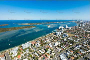 Aerial Photo Biggera Waters QLD Aerial Photography