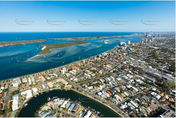 Aerial Photo Biggera Waters QLD Aerial Photography