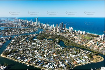 Aerial Photo Broadbeach Waters QLD Aerial Photography