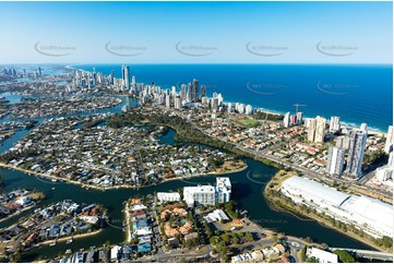 Aerial Photo Broadbeach Waters QLD Aerial Photography