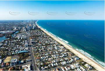 Aerial Photo Mermaid Beach QLD Aerial Photography