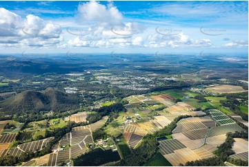 Aerial Photo Glass House Mountains QLD Aerial Photography