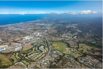 High Altitude Aerial Photo Robina QLD Aerial Photography