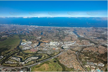 High Altitude Aerial Photo Robina QLD Aerial Photography