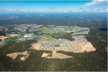 High Altitude Aerial Photo Spring Mountain & Springfield Central QLD Aerial Photography