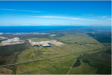 High Altitude Aerial Photo Bells Creek QLD Aerial Photography