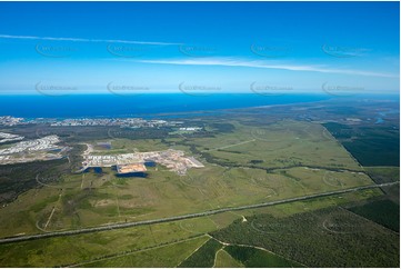 High Altitude Aerial Photo Bells Creek QLD Aerial Photography