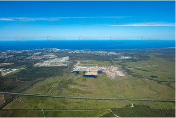 High Altitude Aerial Photo Bells Creek QLD Aerial Photography