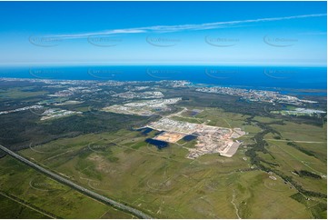 High Altitude Aerial Photo Bells Creek QLD Aerial Photography