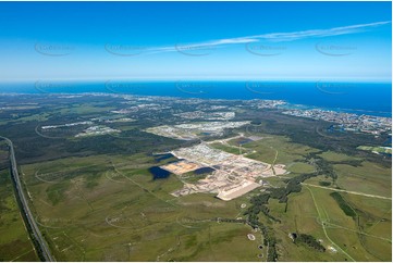 High Altitude Aerial Photo Bells Creek QLD Aerial Photography