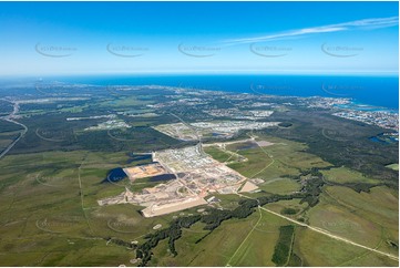 High Altitude Aerial Photo Bells Creek QLD Aerial Photography