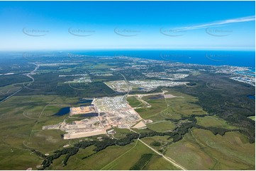 High Altitude Aerial Photo Bells Creek QLD Aerial Photography