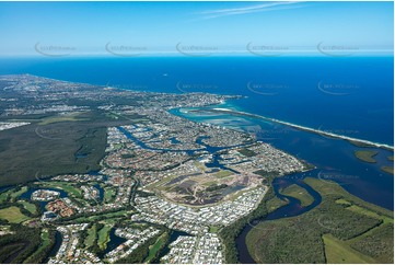 High Altitude Aerial Photo Pelican Waters QLD Aerial Photography