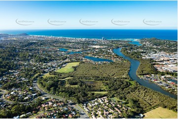 Aerial Photo Currumbin Waters QLD Aerial Photography