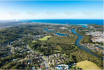 Aerial Photo Currumbin Waters QLD Aerial Photography