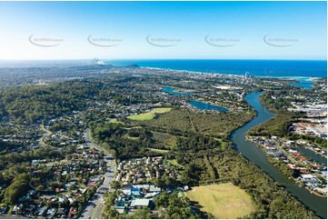 Aerial Photo Currumbin Waters QLD Aerial Photography