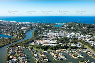 Aerial Photo Currumbin Waters QLD Aerial Photography