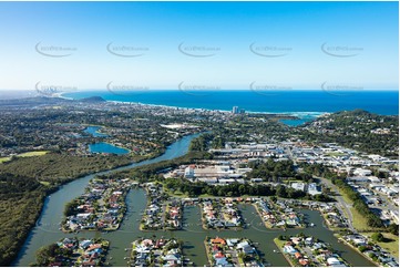 Aerial Photo Currumbin Waters QLD Aerial Photography