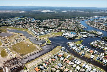 Aerial Photo Pelican Waters QLD Aerial Photography