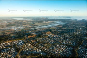 Sunrise High Altitude Aerial Photo Yamanto QLD Aerial Photography