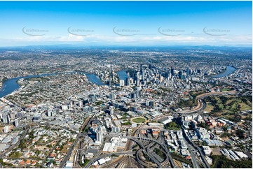 Aerial Photo Bowen Hills QLD Aerial Photography