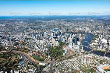 Aerial Photo Brisbane City QLD Aerial Photography