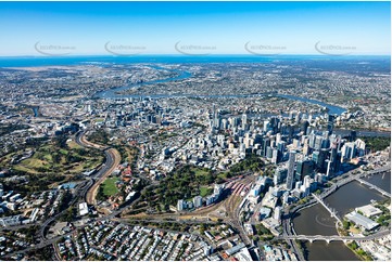 Aerial Photo Brisbane City QLD Aerial Photography