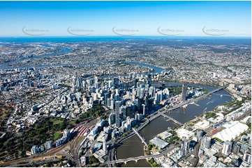 Aerial Photo Brisbane City QLD Aerial Photography