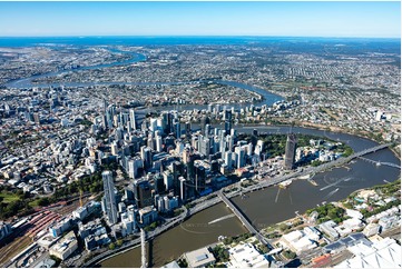 Aerial Photo Brisbane City QLD Aerial Photography