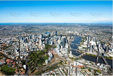 Aerial Photo Brisbane City QLD Aerial Photography