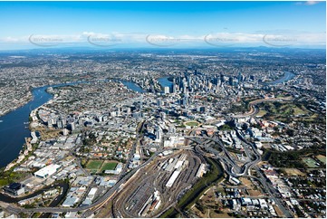 Aerial Photo Bowen Hills QLD Aerial Photography