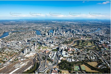 Aerial Photo Bowen Hills QLD Aerial Photography