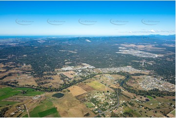 High Altitude Aerial Photo Chambers Flat QLD Aerial Photography