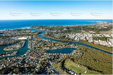 Aerial Photo Currumbin Waters QLD Aerial Photography