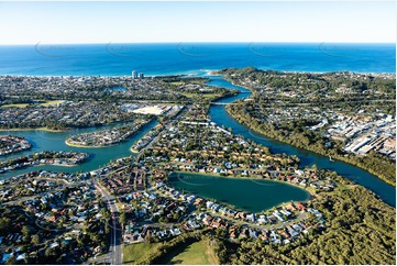 Aerial Photo Currumbin Waters QLD Aerial Photography