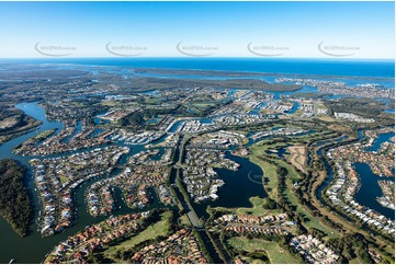 Aerial Photo Hope Island QLD Aerial Photography