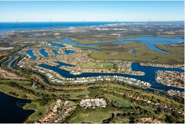 Aerial Photo Hope Island QLD Aerial Photography