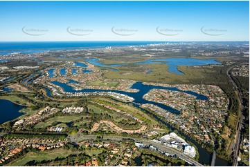 Aerial Photo Hope Island QLD Aerial Photography