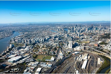 Aerial Photo Bowen Hills QLD Aerial Photography